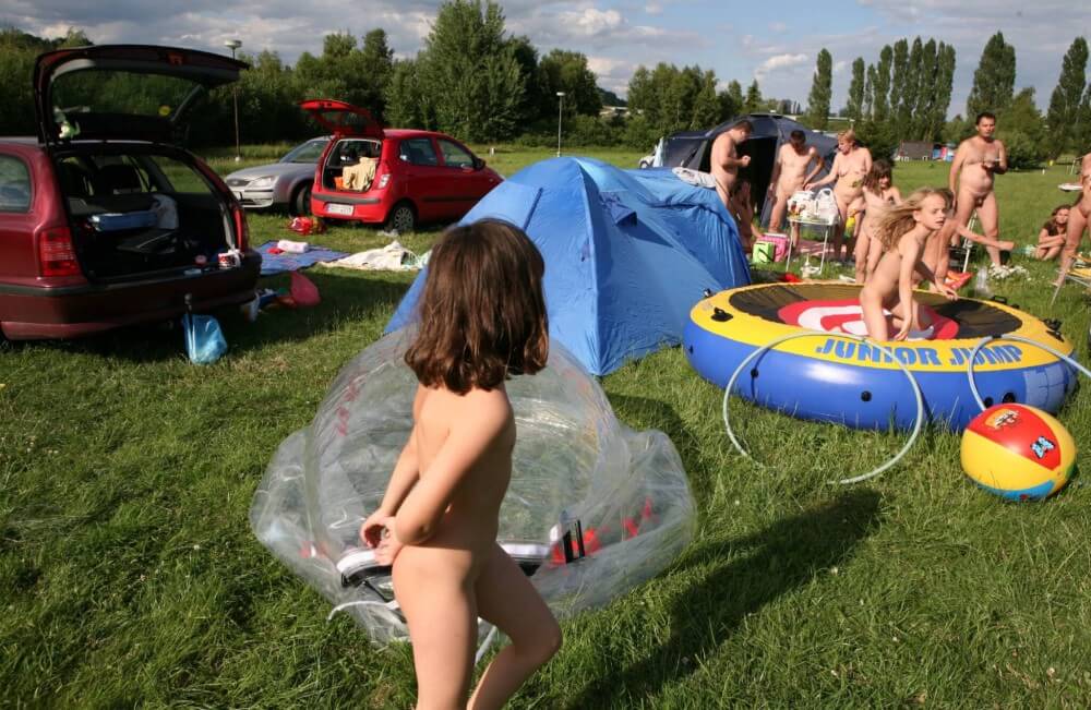 FKK Camp Day Two big gallery - She went out completely naked