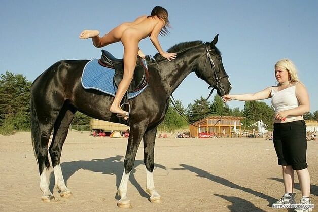 Ride on horseback - It helps people understand that the naked body is not an object to be judged