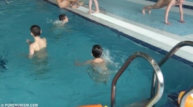Poolside activities 1 Full HD - A Base for Naturist Recreation