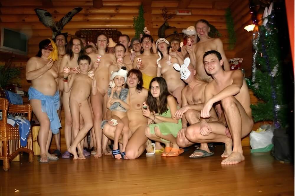 Sauna meet new year gallery - We are naked in the bosom of nature