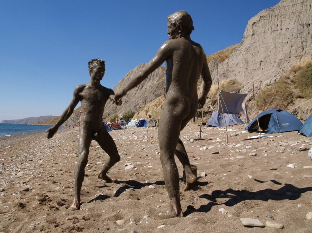 Jr Nudist Nude Beach Mud Soldiers photos - Freedom and naturalness are important to naturists