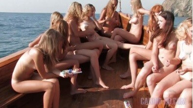 Candid HD: Nudist Boat Cruise Full HD video - Nudism and naturism bring you closer to nature
