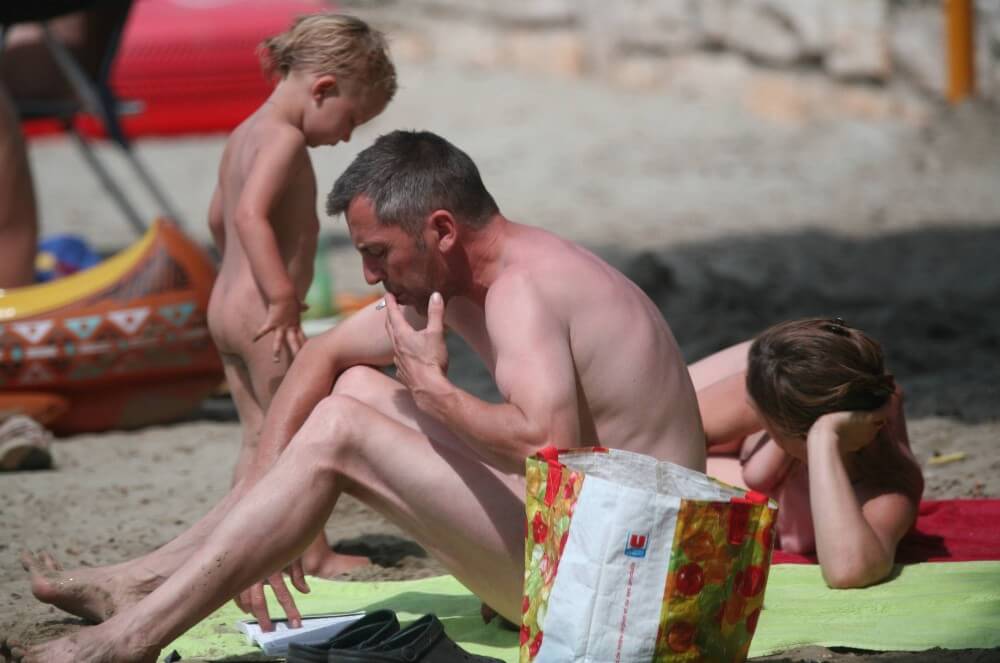 Nude Beach Assortment photos - Nudists strive for inner harmony and peace of mind