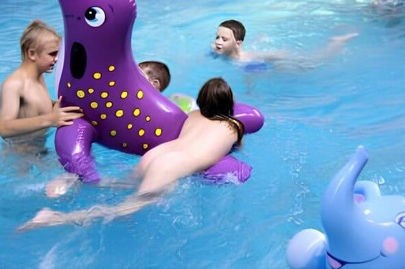 Indoor Waterside Day photo gallery - Nudism teaches respect for the body and nature