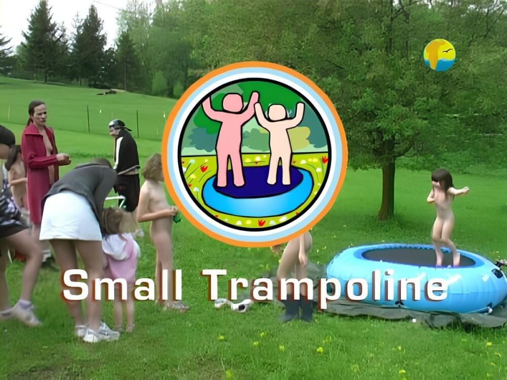 Naturist Freedom: Small Trampoline - Naturism helps accept everyones differences and unique qualities