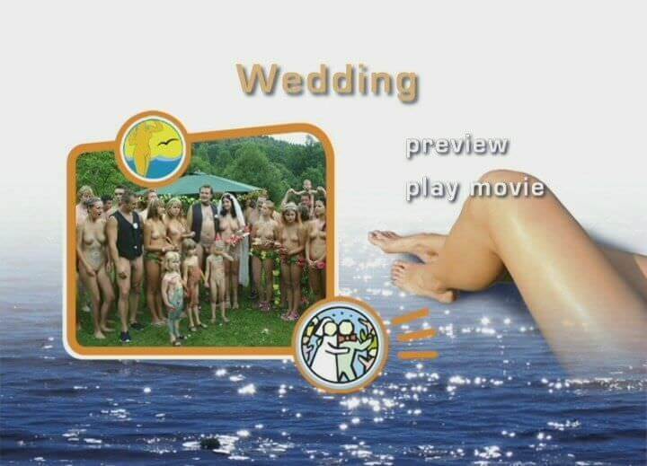 A wedding in a nudist collective - Nudism is based on human nature