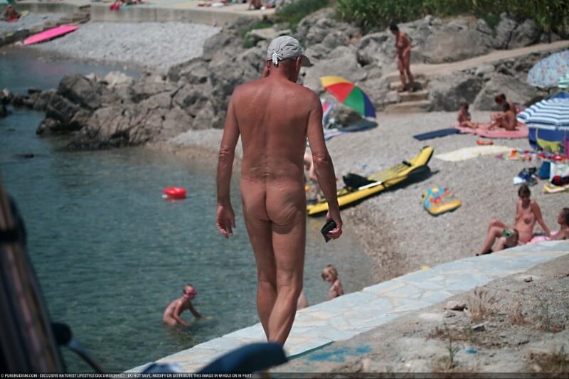 Nudist Shore Walking pics - Living in harmony with nature is a defining characteristic of the naturist and nudist community