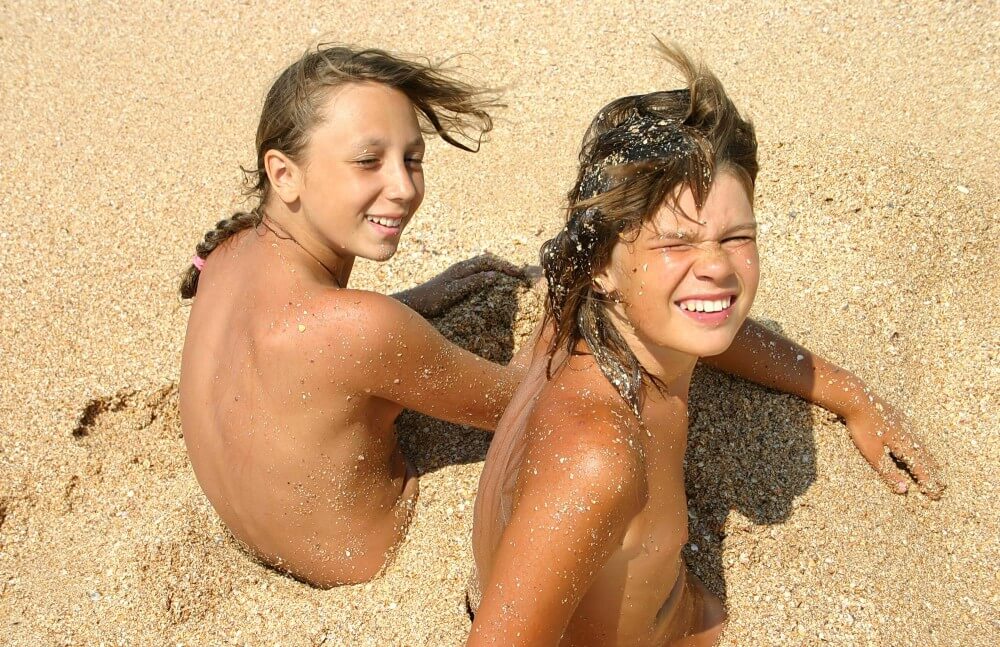 Ocean Beach Relaxing Photo Set - People seek in nudism a way to overcome their insecurities