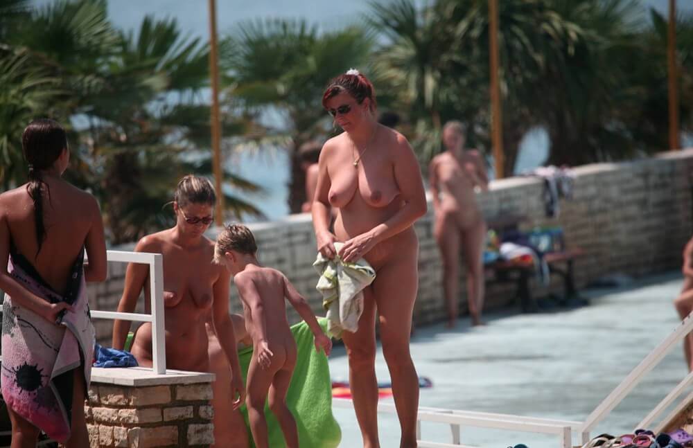 Boardwalk Biking pics - Health is strengthened through naturism