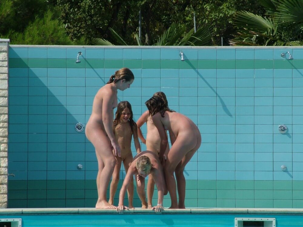 FKK Outdoor Children Pool pics - Nudism teaches us to appreciate the present and be honest