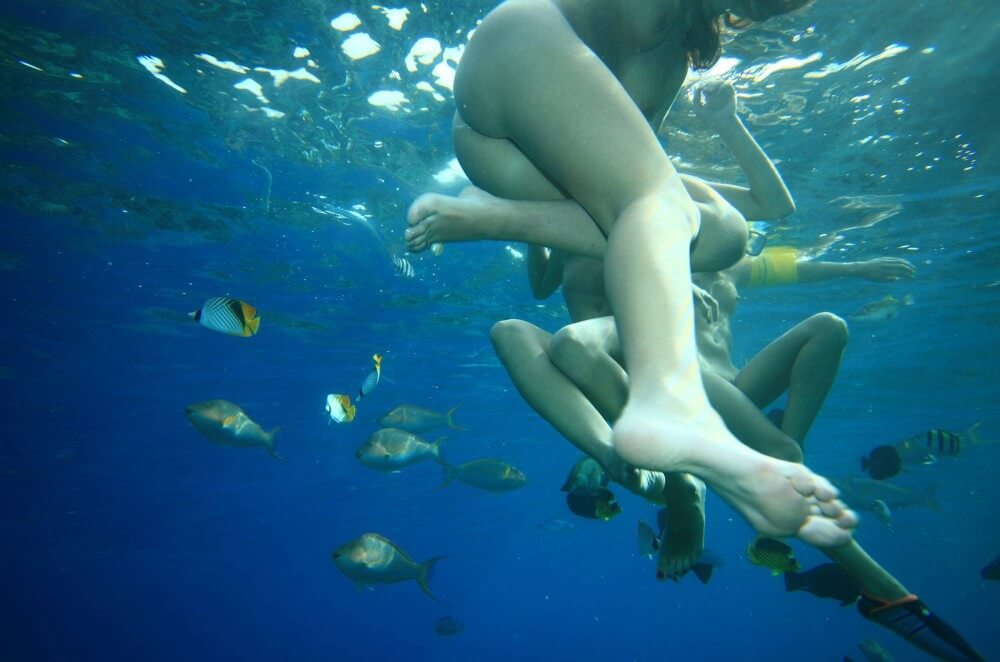 Egyptian Snorkelers Part - The entire upper aristocracy practiced nudism