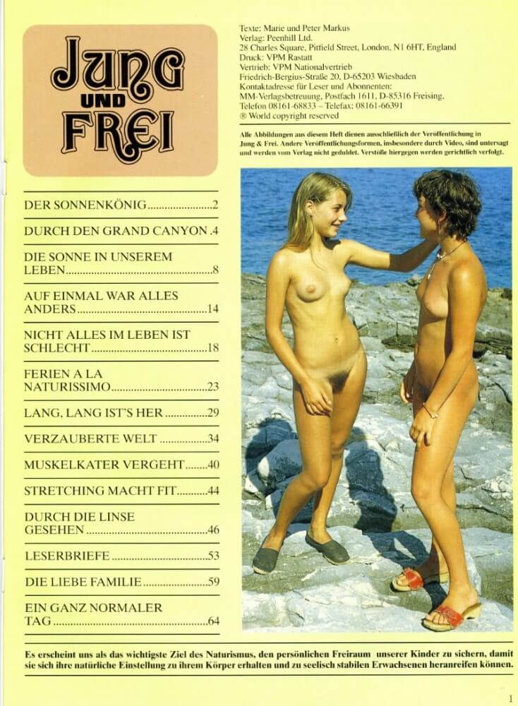Jung und Frei Nr 76 - Lightness and ease as the main traits of naturists