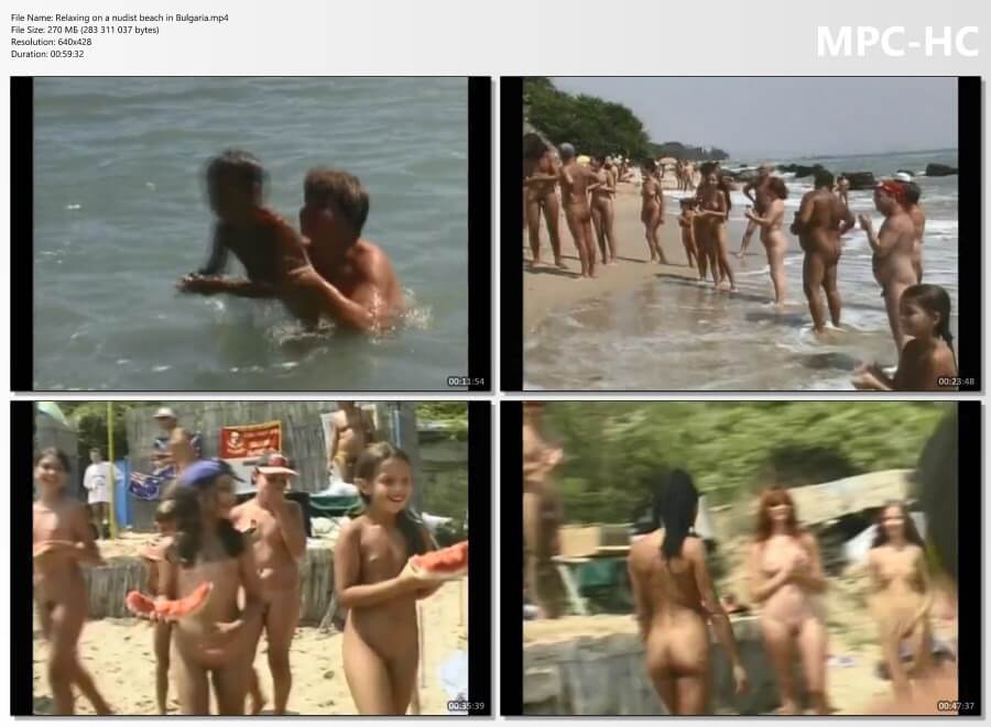 Relaxing on a nudist beach in Bulgaria - Nudism fosters trust and mutual understanding