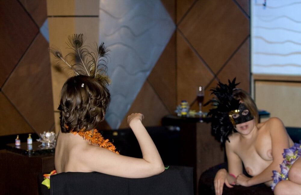 Masquerade Lounging photos - Naturism and nudism value openness and sincerity