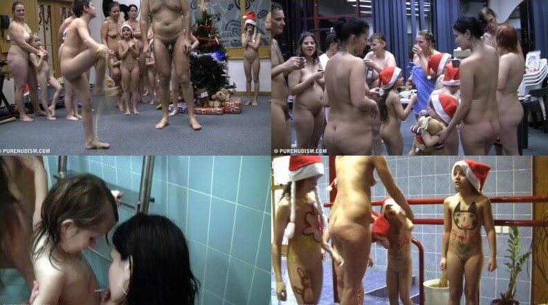 Christmas day Full HD video - The body is a reflection of inner beauty and harmony in naturism and nudism