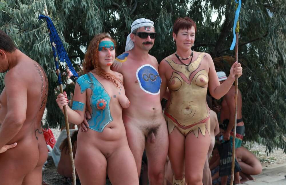 Neptune Step Relaxations pics - This movement helps people understand that the naked body is not an object for judgment or condemnation