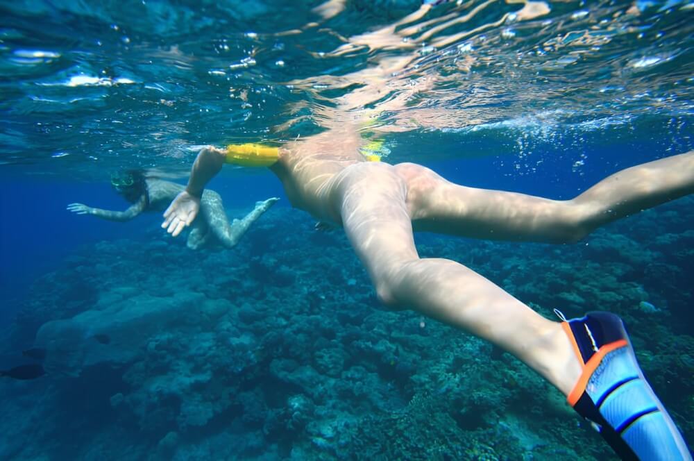 Nudism on the Red Sea photo gallery - Naturists view nudity as a philosophy of life