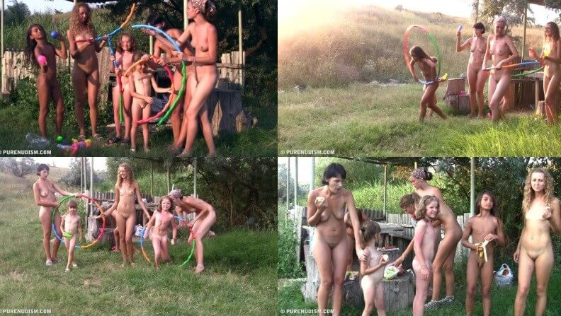 Countryside lounging 2 Full HD video - Naturism teaches us to accept everyones differences and unique qualities without embarrassment