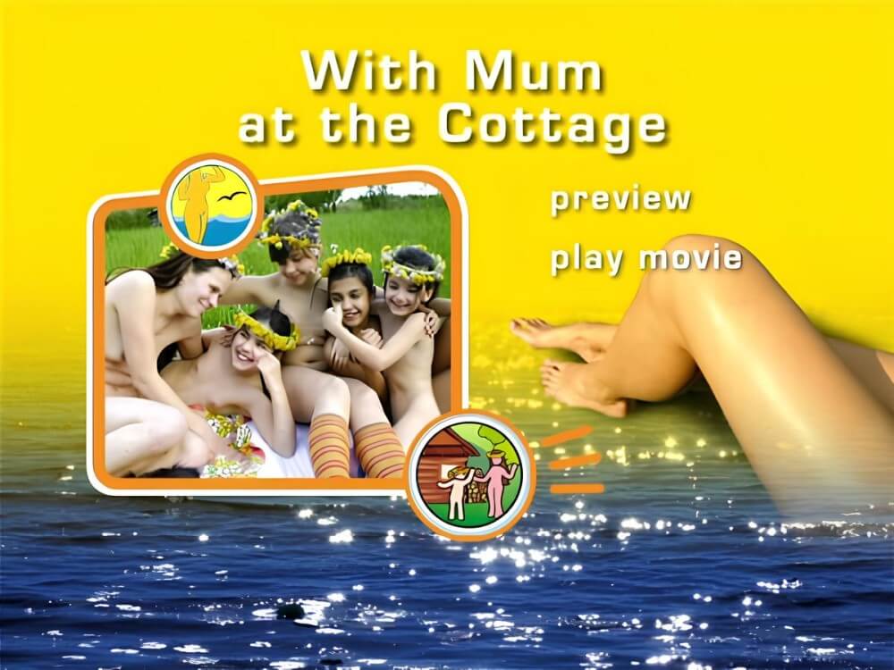 Naturist Freedom: With Mum at the Cottage DVD - Nudism improves health and boosts self-esteem