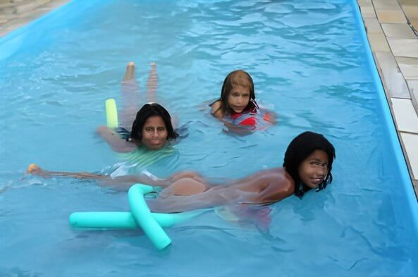 Tropic Pool Side Day - Brazil resort - The naked body as a reflection of inner beauty