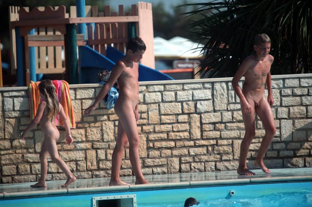 Naturist Pool Assortment photos - It strives for inner balance—not being afraid to be naked among those like you