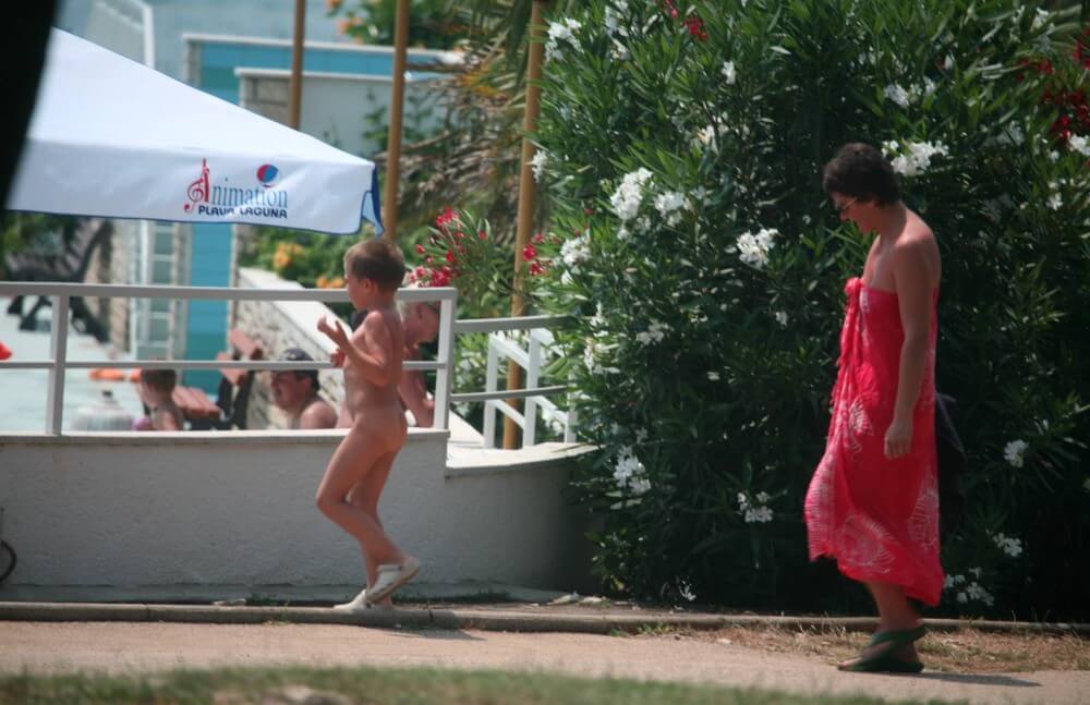 Naturist Pool Walkaround pics - Living in harmony with nature is a defining characteristic of the naturist and nudist community