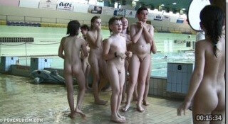 In a pool named Argentina Full HD - Nudism strengthens friendships and mutual respect