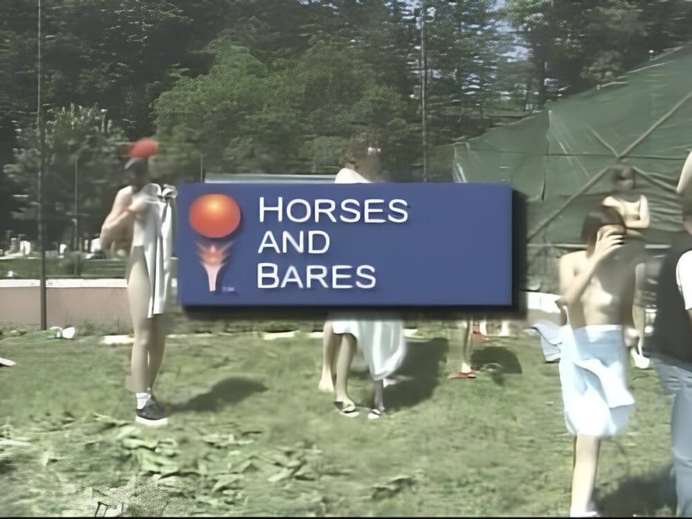 Horses and Bares - Naturists value tranquility and peace