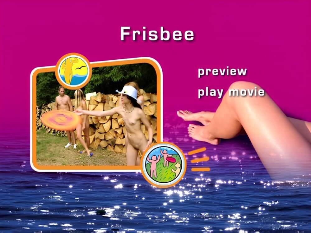 Naturist Freedom - Frisbee DVD - Naturism as a way to connect with nature and achieve inner harmony
