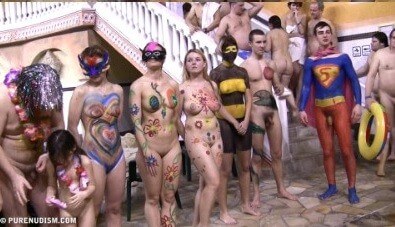 Body paint award lines Full HD - It is a way to get closer to nature and its rhythms