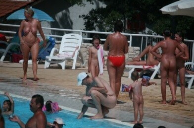 Enjoying The Sunny Pool gallery - Love for oneself and nature as the foundation of the naturist lifestyle