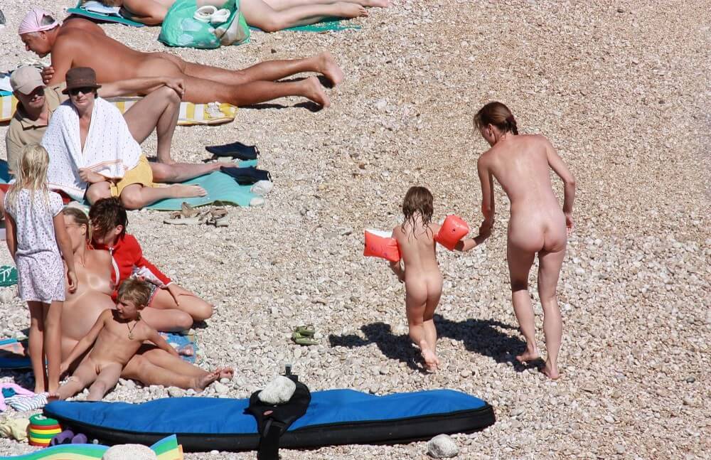 Orange Floaty Safety First Naturist pics - Home naturism in all its glory