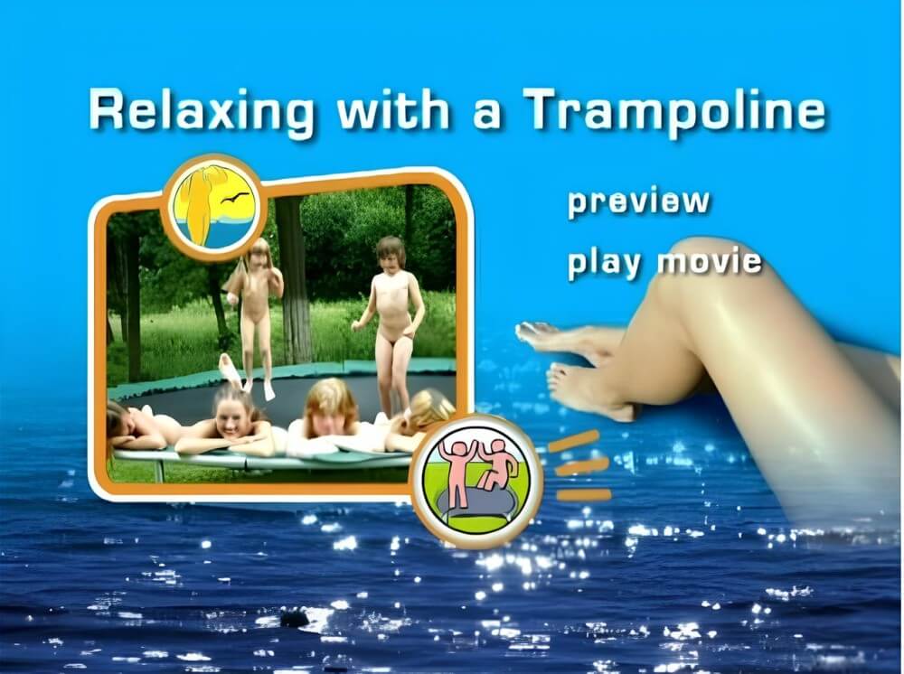 Naturist Freedom: Relaxing with a trampoline DVD - International Naturist Federation