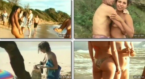 A real nude beach video - Nudism brings joy to life
