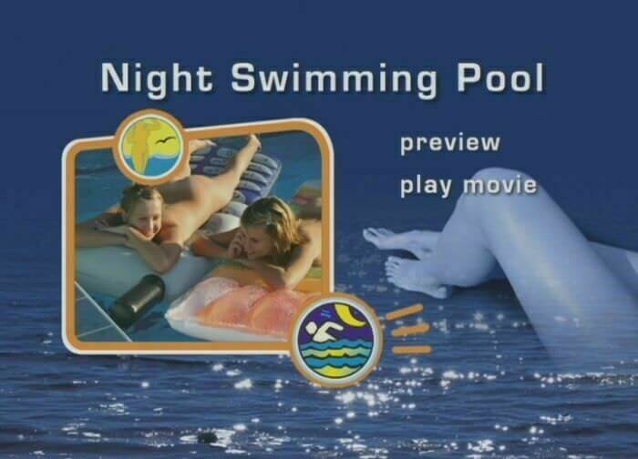 Naturist Freedom: Night swimming pool - Freedom is part of naturism