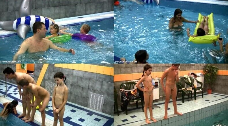 Contests In The Water 1 - A naked person is asexual among nudists