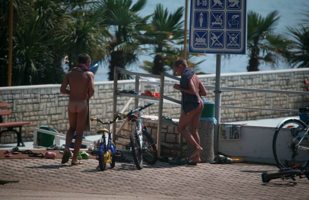 Nudism in a German water park photo - Happiness is achieved through embracing naturism