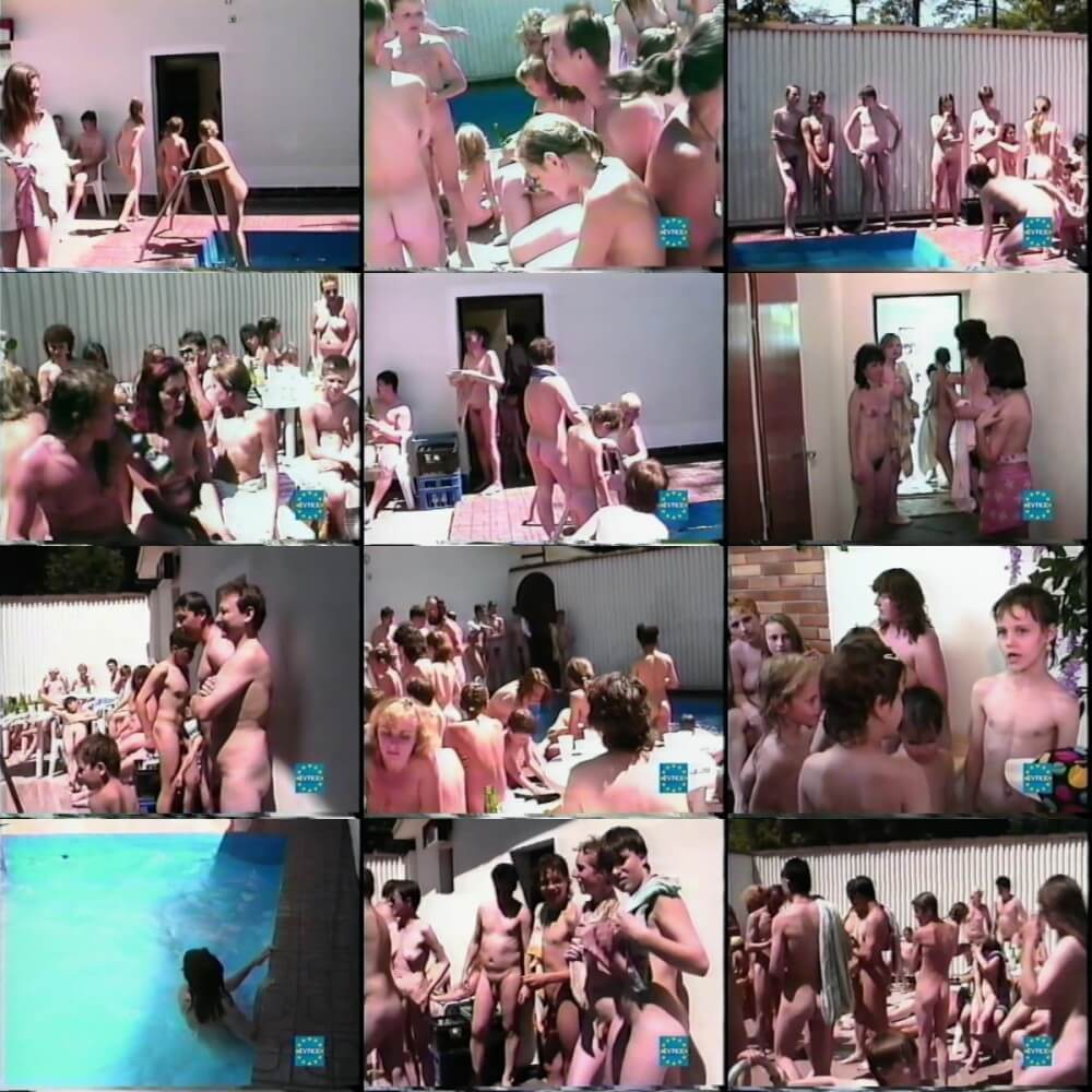 EVFKK - Naked in the Cabana - Nudists live together in nature and in groups