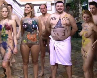 AquaPark Pageant Night Full HD video - Spiritual and physical harmony are essential in nudist culture