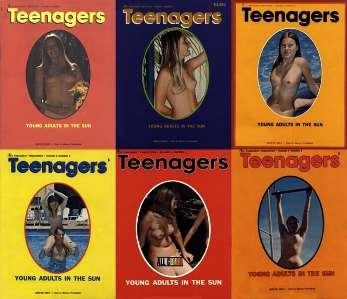 Teenagers magazines: Young adults in the sun - Nudism brings joy and pleasure